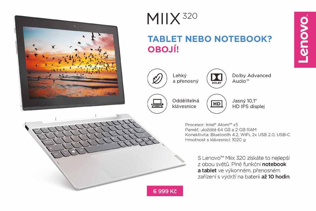 práci i zábavu Windows 10 15,6 FullHD displej s rozlišením 1920x1080 procesor Intel Core