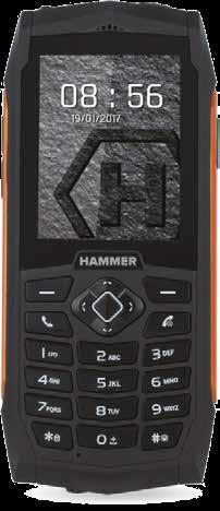 11 b/g/n čtečka otisku prstu fotoaparát 13Mpx, přední 8Mpx (95HW167) myphone HAMMER ENERGY LTE 3 990,- 5 smartphone s vylepšeným designem a s normou IP68 Android 8.