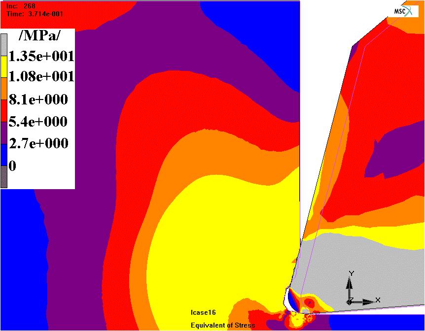 9 Fig. 5 - t = 0.374 s. Fig. 6 - t = 0.