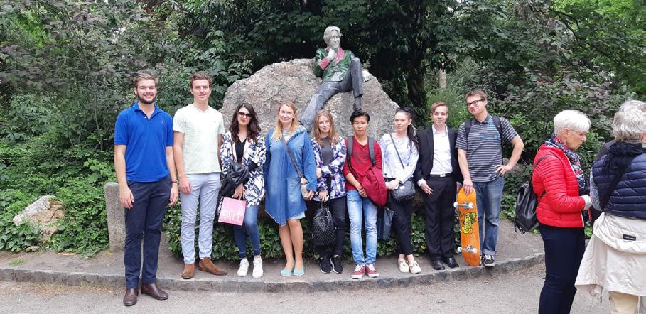 in England, Würzburg in Germany. Length of internship: One month.