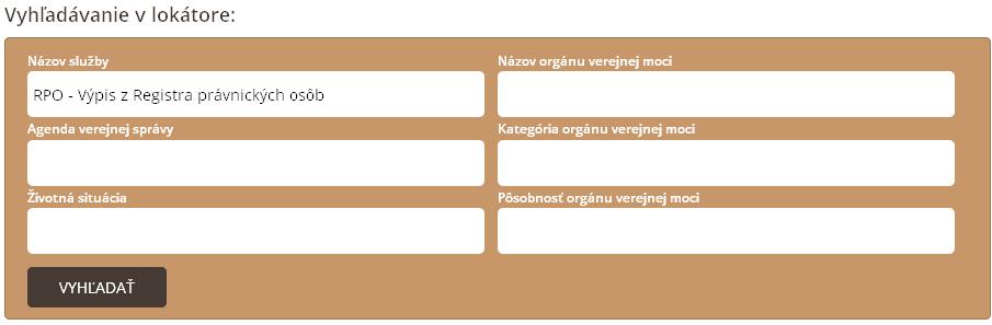 Obr. 3 Prihlasovacia obrazovka K službe Výpis z Registra právnických osôb je potrebná autentifikácia používateľa prostredníctvom eid karty nasledovným spôsobom: 1.