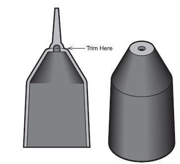FSI VUT BAKALÁŘSKÁ PRÁCE List 31 Deštníkový a talířový vtok se používá u kratších rotačních součástí u kterách by bodový vtok byl nedostatečný z důvodu zatékání materiálu kolem jádra, které by mohlo