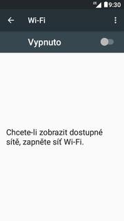 Přihlášení a odhlášení Wi-Fi sítě Nastavení.