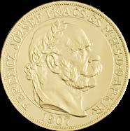 142 100 Koruna 1907 / 2017 korunovace (Novoražba) 100 Korona 1907 / 2017 Coronation (Restrike) Au 900/1000 34,25 g, 37 mm, 2017, Kremnica limitovaná ražba 120 ks limited mintage of 120 pcs.
