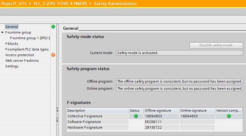 TIA Portal Options STEP 7 Safety Oddělení HW a SW bezp.