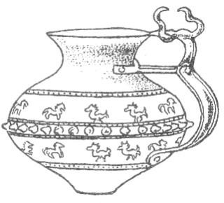 stratified society (tumulus of princes, courts) Rozšíření koně/ Use of horses Geometrický styl,