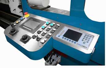 This solution with grinding wheel moving permit to reduce the overall machine dimensions.