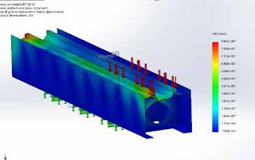 vodících lištách + FEM analýza lože The COMPOSITAL (composite material) has these characteristics: reduced machine