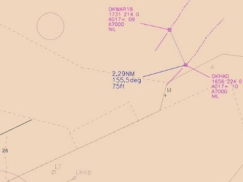1 Faktické informace 1.1 Průběh letu V 15:41 OKHAD uskutečnil vzlet z LKLT. V 16:35 vzlétl z LKLT OKWAR18. Oba letouny opustily blízkost letiště a prováděly VFR let mimo MCTR Kbely.