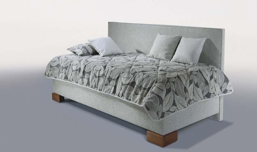 500,- rozměr lehací plochy: 90x200 cm/80x200 cm (90) 102/206/107 cm (80) 92/206/107 cm varianta s dlouhým čelem varianta bez