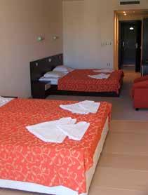 Ubytování: velké vkusně zařízené 2lůžkové pokoje s možností 1 až 2 přistýlek.