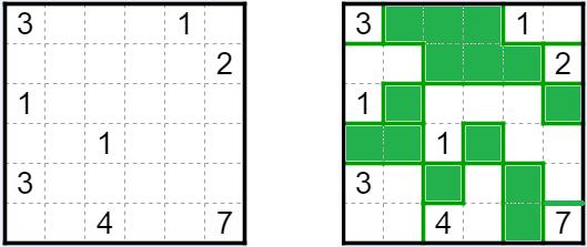 ) ROZLOŽENÉ ČTVERCE ( bodů) Spojte vždy několik stranou sousedícíh plošek, abyste z nich mohli složit čtverec x políčka. Plošky při skládání nesmíte překrývat, otáčet ani překlápět.