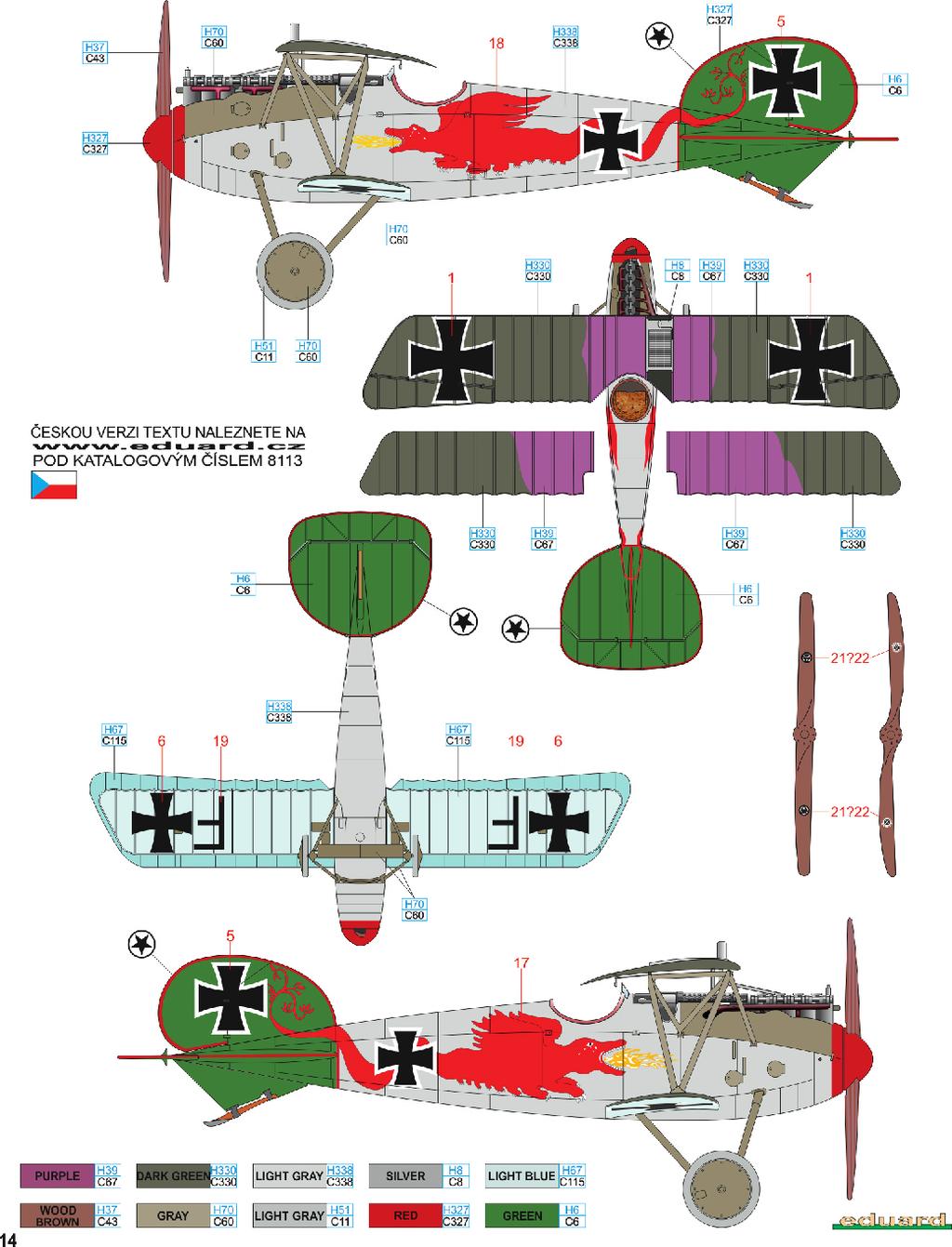 D Albatros D.V 2065/17, flown by Oblt.