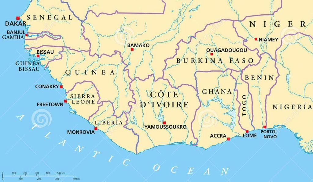 Vodstvo Úmorie Atlantického oceánu Krátke vodné toky Libéria Rieky: Mano, Cavally, St. Paul, St.