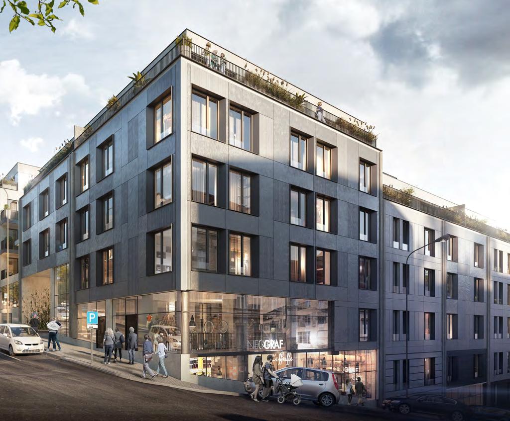 N O V Á G R A F I C K Á je multifunkční prostor v industriálním stylu. Uzavřený a bezpečný areál, který nabízí vše pod jednou střechou.