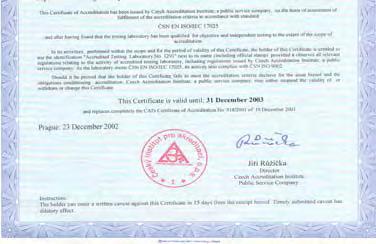 On december 2009 took place a successful audit.