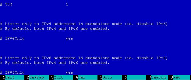 Výhodou tohoto ftp serveru je, že umožňuje pracovat pod IPv6 i pod Ipv4. Lze na něm pracovat na obou protokolech bez nějakých velkých úprav v konfiguračním souboru.