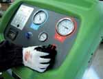 Funkce Automatické odsávání chladiva během jediného cyklu Detekce zbytkového tlaku a