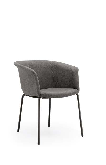 Mezi další výhody patří možnost výběru typu podnoží a barevných provedení skořepin. / The conference chair MYTO combines modern design, comfort and quality.