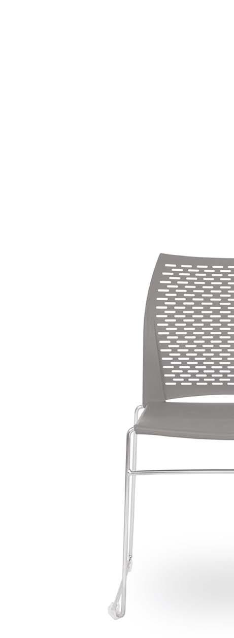 31 Židle NET je moderní ozdobou všech veřejných prostor. V nabídce je v několika barevných provedeních - černé, bílé, zelené, hnědé, šedé a červené nebo celočalouněné. Židle má volitelné doplňky např.