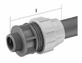 Uponor Ecoflex, předizolované potrubí > Uponor pro flexibilní, předizolovaný potrubní systém Uponor přechod na HDPE potrubí pro bezpečné spojení na potrubních systémech Uponor Supra Položka č.