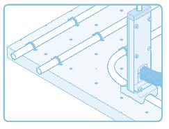 Uponor plošné vytápění a chlazení Systém Home Comfort > Uponor systém Tacker Uponor systém Tacker a sverná ˇ lišta Všechny komponenty tvořící systém Tacker jsou navrženy s cílem navzájem spolu ladit.