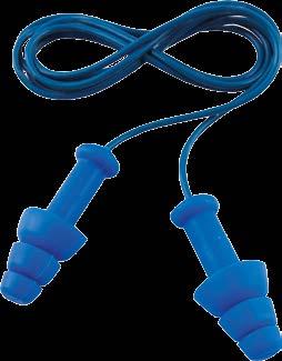 db C1075 modrá zátkové chrániče sluchu se spojovacím vláknem patentovaný dvojí materiál rukojeť