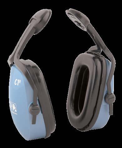 26 db C1069 modro-šedá mušlový chránič sluchu s  vhodné pro elektrikáře 122 /