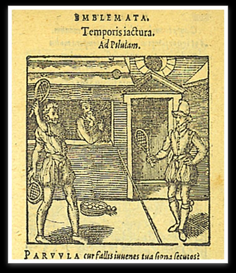 Obrázek 3. Tenisová hra z roku 1576. Výstaveno v museu ITTF. Zdroj: http://www.old.ittf.com. Stejně jako řada jiných sportovních odvětví i stolní tenis měl své kořeny v Anglii. Vznikl ve 2.