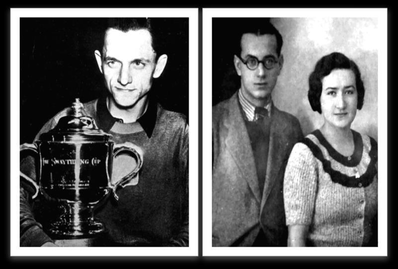 s celkovým ziskem 29 zlatých medailí z MS stal druhým nejúspěšnějším hráčem všech dob. 30 V době okupace byl stolní tenis v českých zemích izolován od veškerého mezinárodního dění.