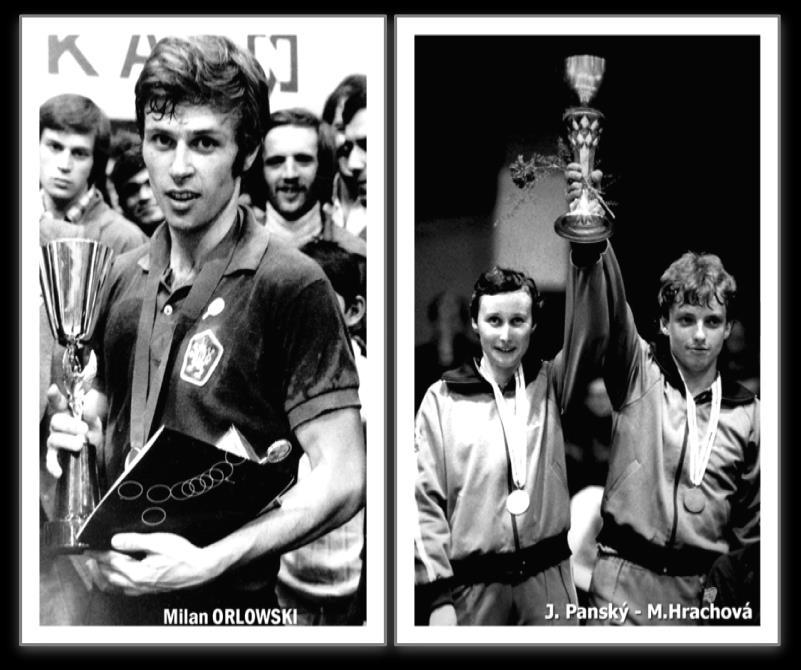 Dekáda 1960 1970 patřila za zelenými stoly Vladu Mikovi (ME 1966 stříbro) a Iloně Voštové mistryni Evropy z roku 1968.
