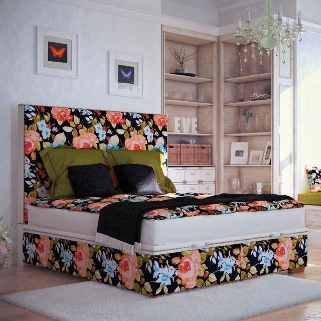 57 58 FLORAL BOHEME FLORAL CARERRA 200x160cm, 200x180cm, 200x200cm,