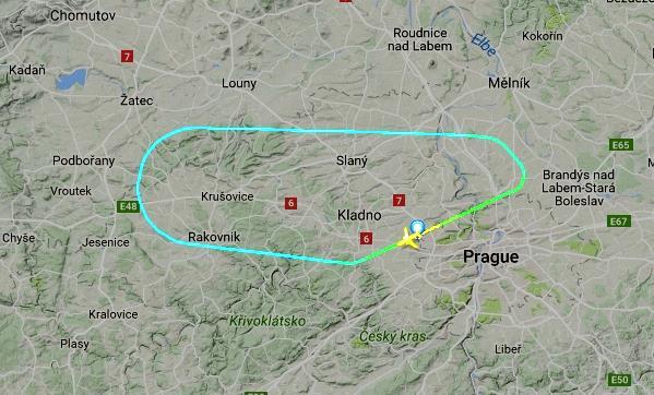 Incident Boeing 737, pokračování: Trajektorie letu při
