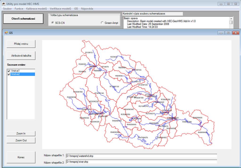 GIS Ostrava 2011 Metoda Nash-Sutcliffe se dnes řadí ke standardům WMO a umožňuje srovnání přesnosti modelů na různých povodích. (Beven 2002, 2009) Obr.