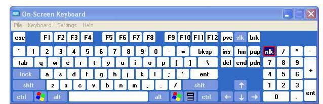 V tomto případě můžete zadat písmena pomocí virtuální klávesnice, která se zobrazí v okně. 2 V hlavní nabídce softwaru QWrite klepněte na vedlejší nabídku virtuální klávesnice.