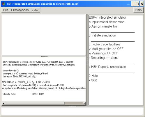 Spuštění simulace Click on: Integrated simulation Select: Run interactively Confirm