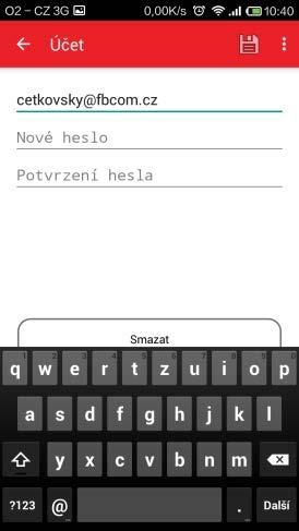 4. Nastavení aplikace 4. NASTAVENÍ APLIKACE Nastavení a ovládání aplikace se může lehce lišit dle operačního systému používaného mobilním zařízením.