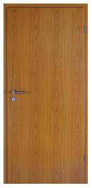 Interiérové dveře: výrobce Sande, typ Lagos - Olvera, model 10 plné provedení jednokřídlé (60-90)/197 cm otočné (KOMFORT) povrch CPL laminát výběr, výplň dřevotřísková deska odlehčená, hrana dveří