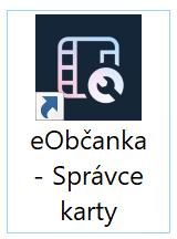 4 SPUŠTĚNÍ SPRÁVCE KARTY Před spuštěním Správce karty se doporučuje připojit k počítači čtečku a vložit do ní občanský průkaz.