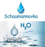 vody: 2,01 mmol/l Schaumannův Dvůr s. r. o. Kamil Schaumann 793 23 Karlovice 231 603 356 242 h2o@schaumannovka.