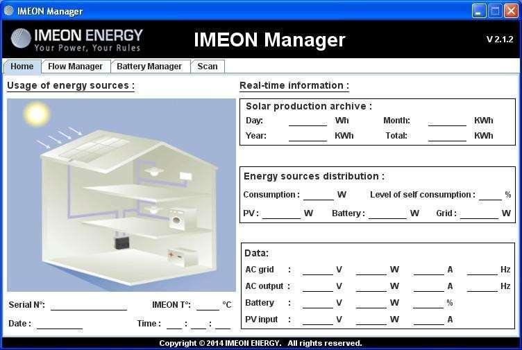 4- Práce se softwarem IMEON Manager POZOR: Před tím, než přistoupíte k jakýmkoliv modifikacím, dbejte na to, abyste dodrželi normy