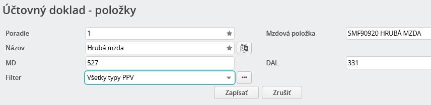 HUMANET PERSONALISTIKA A MZDY časť II. Ak chcete, aby sa text zobrazil tučným písmom, označte príslušné políčko. 11.