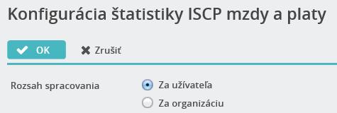 Špecifiká spracovania niektorých štatistík Niektoré štatistiky je možné v organizáciách, kde mzdy spracováva niekoľko prístupových práv (každé s vlastnou skupinou zamestnancov), spracovať dvoma