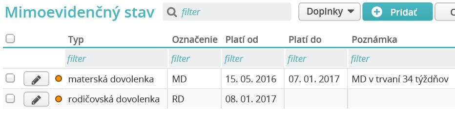 Aby bolo možné záznam pre spracovanie hromadného oznámenia pridať ručne, musia byť pre daného zamestnanca v systéme vytvorené evidencie Osoba a Rola.