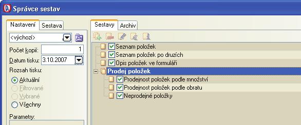 20 S K L A D Y 5. Vybereme sazbu DPH. 6. Zatržením pøíznaku Bez slevy zajistíme, že u položky nebude možné uplatnit množstevní ani obratovou slevu. 7.