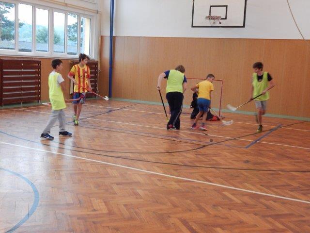 Každý žák si vybral 4 disciplíny ze širší nabídky florbal, fotbal, posilování, softbal, stolní tenis, střelba, šachy, tanec, tenis, zumba.