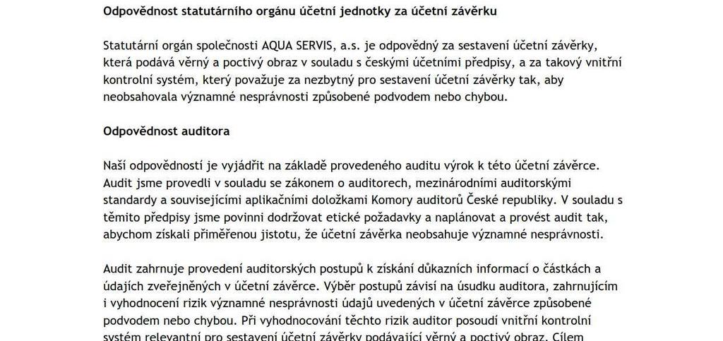 ÚVODNÍ SLOVO ZÁKLADNÍ ÚDAJE O SPOLEČNOSTI ZPRÁVA O ČINNOSTI