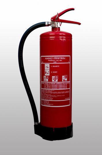 Sněhový HP (CO 2 ) vhodný nevhodný nesmí se použít Elektrická zařízení pod proudem Pevné hořlavé látky typu dřeva, textilu, uhlí Lehké a hořlavé alkalické kovy