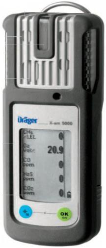 Mezi další používané přístroje v OKD patří: Obr. 12-8: DRÄGER X - am 5000 Obr.