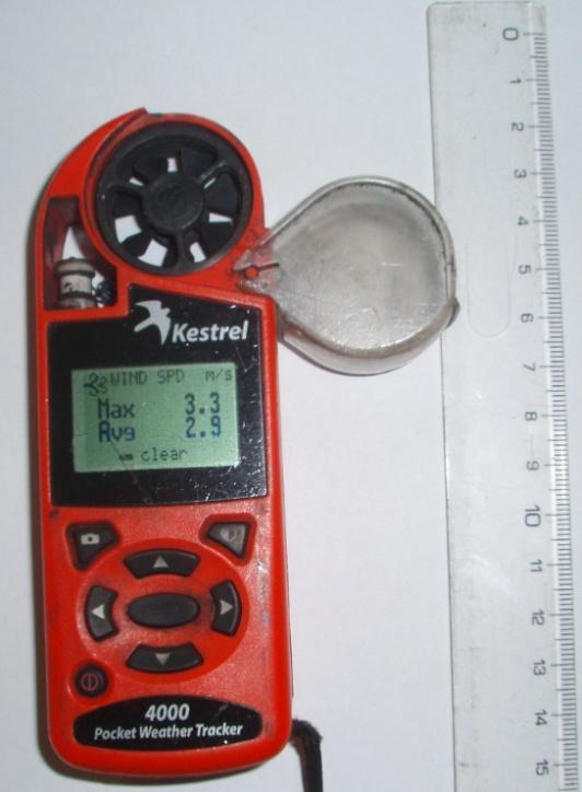 Obr. 12-20: Lopatkový anemometr Obr. 12-21: Diagram korekce otáček anemometru 12.4.2.2 Metody měření rychlosti větrního proudu Podstatně obtížnější než měření středních a velkých rychlostí je měření malých rychlostí (pod 1 m.